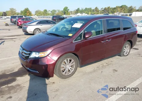 2014 Honda Odyssey Ex-L из США, поврежденный, VIN 5FNRL5H68EB073226